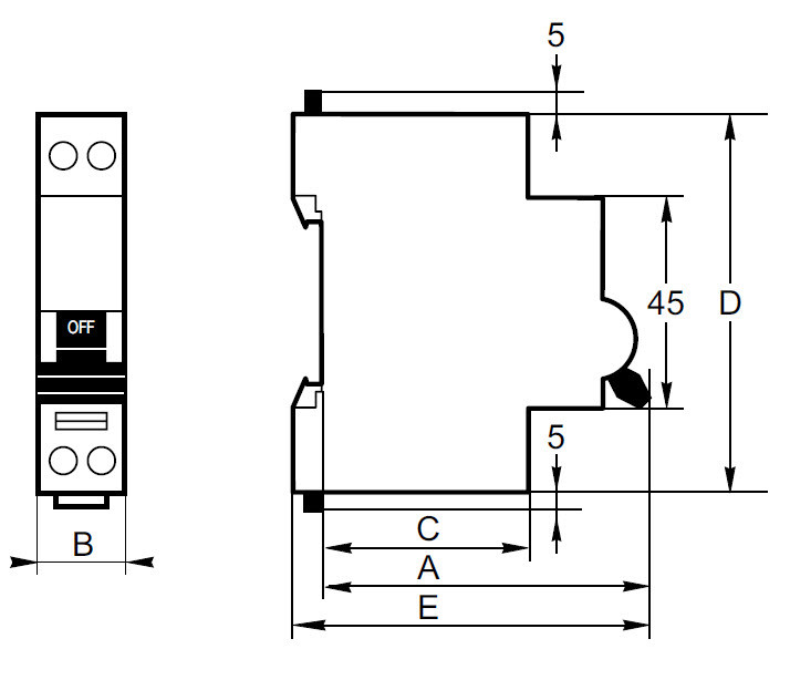 Выключатель автоматический модульный 1п B 2А M06N-DC ARMAT IEK AR-M06N-1-B002DC