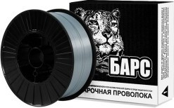 Проволока БАРС AlSi5 ф 0.8мм 2кг Ф0.8мм 2кг, алюминиевая, катушка Ф200мм