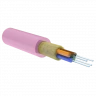 Кабель волоконно-оптический, 4 волокна, многомодовый 50/125мкм, стандарта OM4, распределительный, с плотным буфером, LSZH -40C нг(A)-HFLTx, маджента