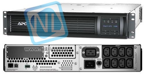 SMT3000RMI2U, Smart-UPS SMT, Line-Interactive, 3000VA / 2700W, Rack, IEC, LCD, Serial+USB