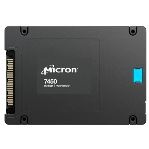 Накопитель SSD Micron 7450 MAX, 6.4TB, NVME U.3, PCI-E 4.0, 2.5"