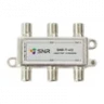 Ответвитель абонентский SNR-T-412 на 4 отвода, вносимое затухание IN-TAP 12dB.
