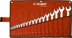 27087-H18, Набор комбинированных гаечных ключей 18 шт, 6 - 32 мм, ЗУБР