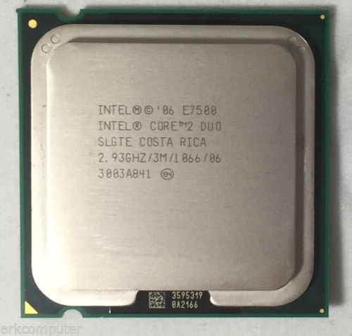 Процессор Intel BX80571E7500 Core2 Duo E7500 (3M Cache, 2.93 GHz, 1066 MHz FSB)-BX80571E7500(NEW)