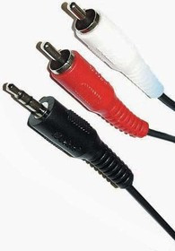BL1037 (SN1037), Кабель межблочный Jack3.5 - 2RCA, аудио, 3м