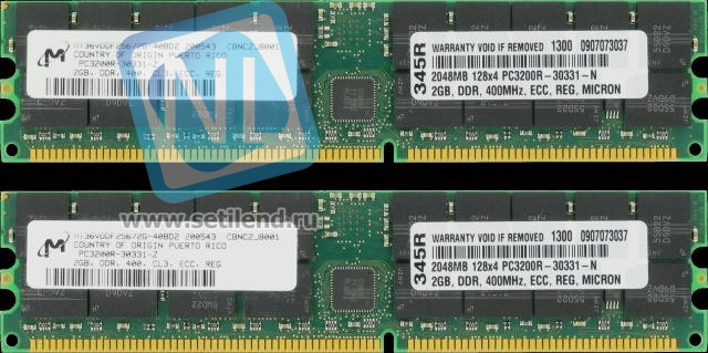 Модуль памяти HP 416107-001 2GB 400MHz DDR PC3200 REG ECC SDRAM DIMM-416107-001(NEW)