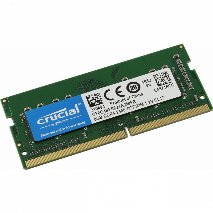 Память 64GB Crucial 2666MHz DDR4 ECC Reg DIMM 4Rx8