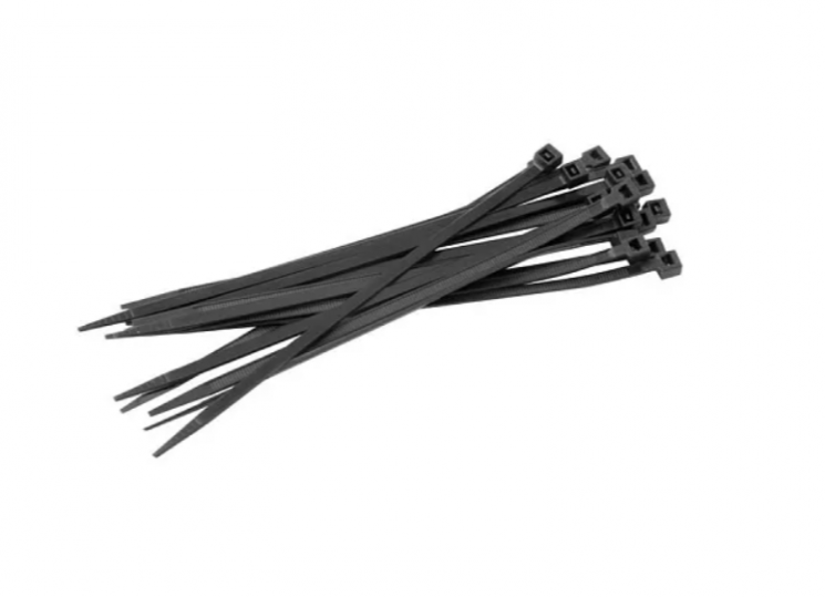Хомут кабельный 4.8х200 нейл. черн. (уп.100шт) EKF plc-cb-4.8x200