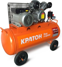 Компрессор КРАТОН AC-440-100-BDV поршневой масляный, 2200 Вт, 440л/мин, 10бар