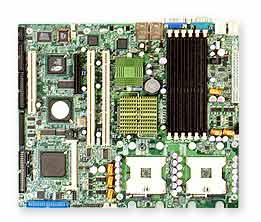 Материнская плата SuperMicro X6DVA-4G iE7320 Dual s604 6DualDDR 2SATA U100 PCI-E8x 2PCI-X PCI SVGA 2xGbLAN UW320SCSI ATX 800Mhz-X6DVA-4G(NEW)