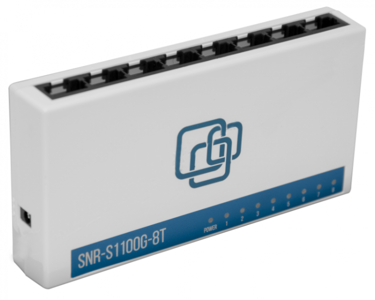 Неуправляемый коммутатор SNR-S1100G-8T