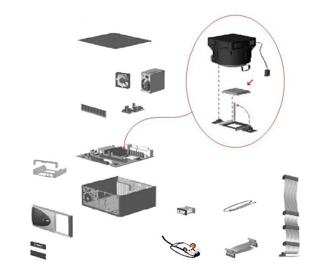 Процессор HP 305051-001 Intel Pentium IV 2.8Ghz (512/533/1.525v) s478 Northwood-305051-001(NEW)