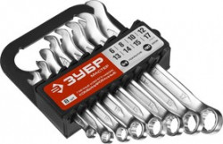 27088-H8, Набор комбинированных гаечных ключей 8 шт, 6 - 17 мм, ЗУБР