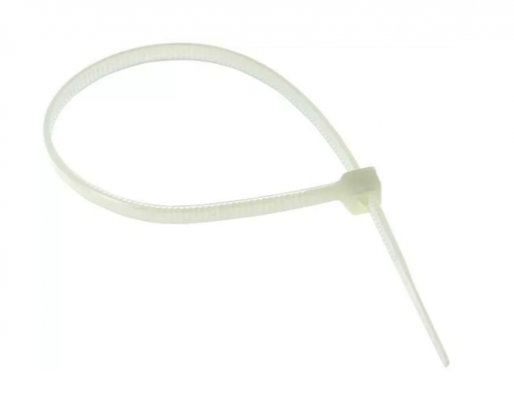 Хомут кабельный 4.8х380 нейл. бел. (уп.100шт) EKF plc-c-4.8x380