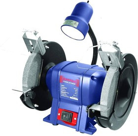 Точило КРАТОН BG 350/200 L 350Вт 2950об/мин диск 200х20х32мм эл. подсв.