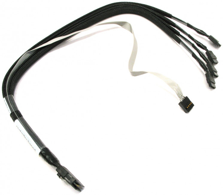 Кабель Adaptec ACK-I-mSASx4-4SATAx1-SB-0.5M mSASx4 (SFF-8087) to SATA (4)x1 (SFF-8448) /w sideband 0.5m-ACK-I-MSASX4-4SATAX1-SB-0.5M(NEW)