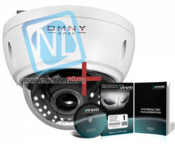 IP камера видеонаблюдения OMNY серия BASE ViDo1 купольная 1.3Мп 2.8-12мм, 12В/PoE, ИК до 50м, EasyMic c ПО Линия в комплекте