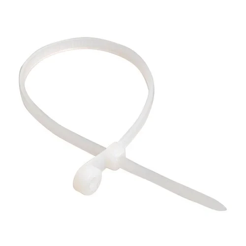 Хомут кабельный 3.5х200 нейл. бел. с отвер. для креп. ХОК (уп.100шт) IEK UHH40-5-200-100