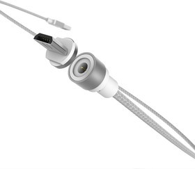 PL1154, Магнитный кабель micro USB, 1м, белый