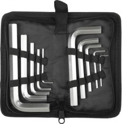 2740-H10_z01, Набор STAYER Ключи "MASTER" имбусовые короткие, Cr-V, сатинированное покрытие, чехол, HEX 2-14мм, 10