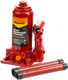50341, Домкрат гидравлический бутылочный телескопический, 2 т, h подъема 170-410 мм