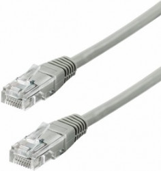 18-1007-6, Патч-корд UTP кат. 5e, длина 5 метров, неэкранированный, серый