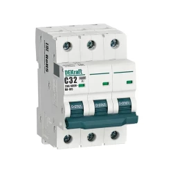 Выключатель автоматический модульный 3п C 32А 10кА ВА-105 DEKraft 13180DEK