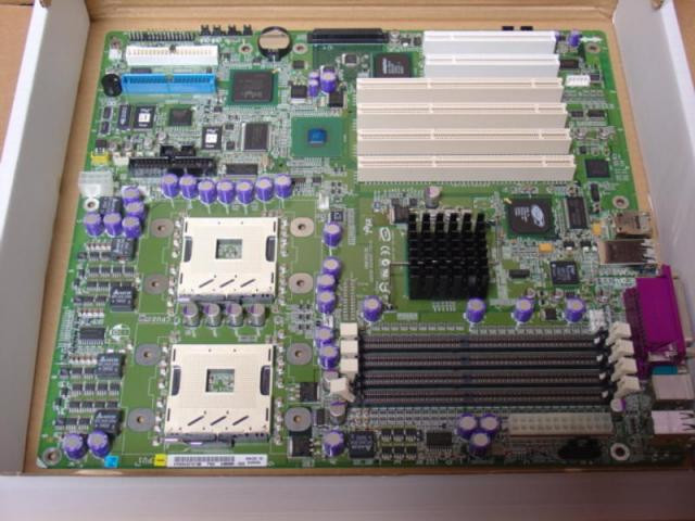Материнская плата Intel SE7501BR2 iE7501 Dual s604 4DDR UW320SCSI U100 4PCI-X 2PCI SVGA 2xLAN1000 E-ATX 533Mhz-SE7501BR2(NEW)