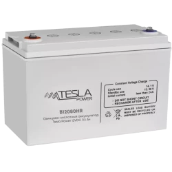 Свинцово-кислотный аккумулятор Tesla Power 12VDC 80Ач, серия High-rate