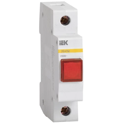 Лампа сигнальная ЛС-47М красн. IEK MLS20-230-K04