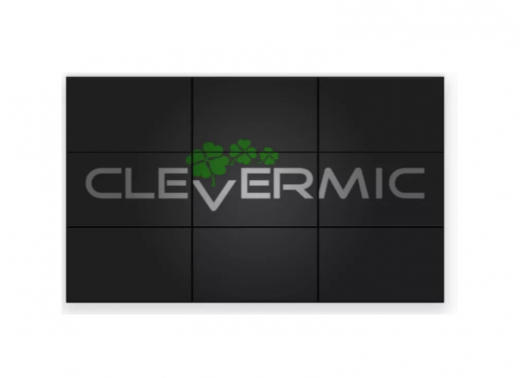 Видеостена 3x3 CleverMic W55-1.8-500 (FullHD 165")