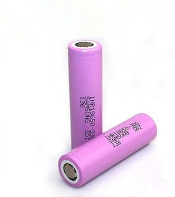 INR18650-30Q, Аккумулятор Li-ion, 3000mAh, 15А, 3.7V высокотоковый (18.4х65мм)