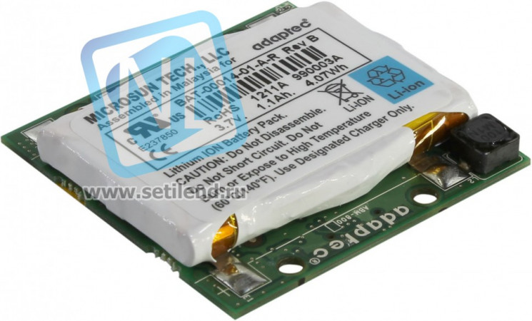 Контроллер Adaptec ABM-800 BBU Kit ASR-3405, 3805, 3085, 31205, 31605. LiION-ABM-800(NEW)