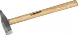 20015-04, ЗУБР 400 г молоток слесарный с деревянной рукояткой