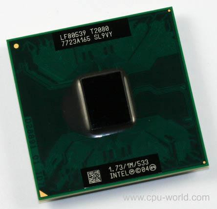 Процессор Intel SL9VY Dual-Core T2080 (1.73GHz, 533Mhz FSB, 1MB)-SL9VY(NEW)