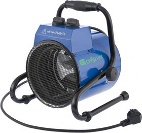 96433, Тепловая пушка ТВ-3 (тепловентилятор),220 В, 3 реж. вентилятор, 1500/3000 Вт