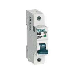 Выключатель автоматический модульный 1п C 6А 10кА ВА-105 DEKraft 13151DEK
