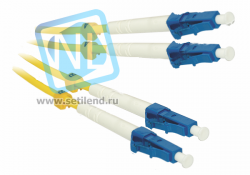 Патчкорд оптический LC/UPC SM Duplex 12 метров