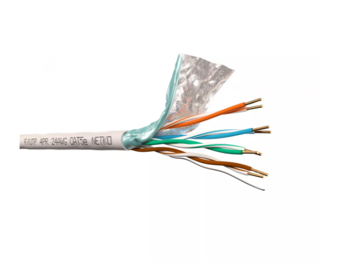 Кабель F/UTP4 (FTP4 ) cat.5e NETKO, 4 пары 24 AWG BC, PVC, indoor, 305м