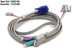 Кабель HP 173408-001 Serial cable - Has 9-pin D-sub (M) and 6-pin RJ-11 (M) connectors-173408-001(NEW)