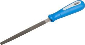 1631-15-1, Напильник ЗУБР "ПРОФЕССИОНАЛ" трехгранный, двухкомпонентная рукоятка, № 1, 150мм