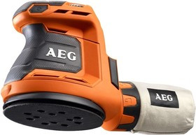 Машинка шлифовальная орбитальная (эксцентриковая) AEG 451086(BEX18-125-0) аккум. 18В Li-ion ф125мм