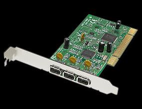 Контроллер Adaptec AFW-4300 KIT PCI-to-FireWire, 3-port, 400mbps, TI chipset + MGI VideoWave4 + FireWire cable-AFW-4300 KIT(NEW)