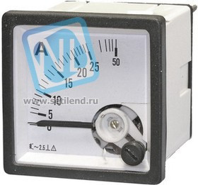Амперметр 25А 50гц (48х48)