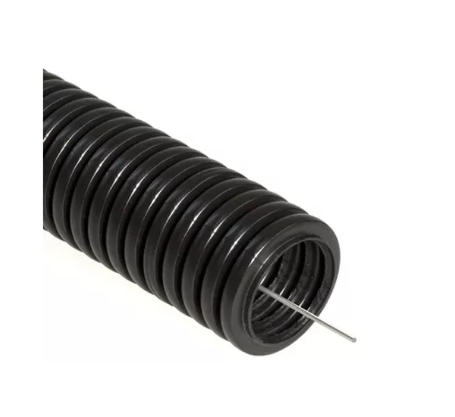 Труба гофрированная ПП легкая безгалогенная (HF) разрезная с/з д16 (PR02.0063) (100м)