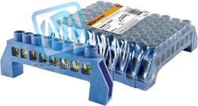 SQ0801-0023, Шина "N" нулевая в изоляторе 8х12мм 8 групп