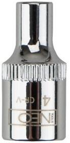 08-221, Головка сменная 6-гранная 1/4" 4,5 мм