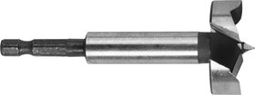 29993-32, Сверло Форстнера по дереву, шестигранный хвостовик 1/4", ЗУБР Эксперт 29993-32, d=32мм