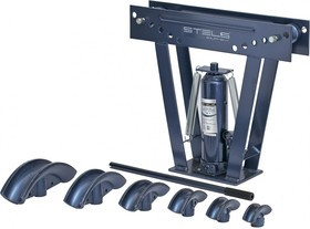 18116, Трубогиб гидравлический, 1/2"-2", 12 т, в комплекте с башмаками