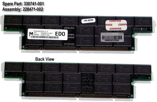 Модуль памяти HP 330741-001 MEM DIMM 256MB ECO EDO-330741-001(NEW)
